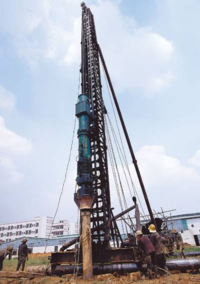 池州石台县振动沉管载体桩